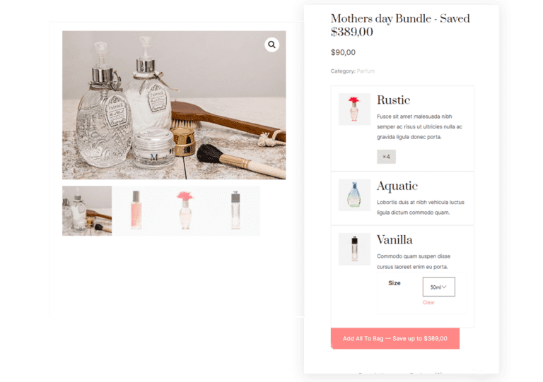 Create Product bundles