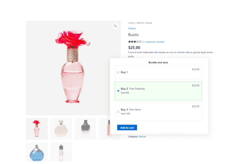 WooCommerce quantity breaks