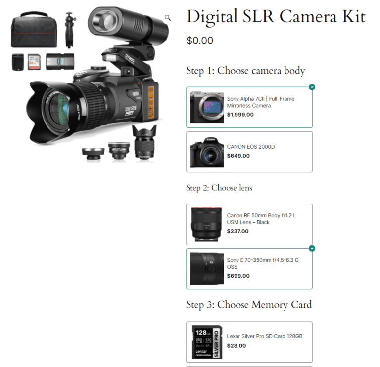 woocommerce composite product